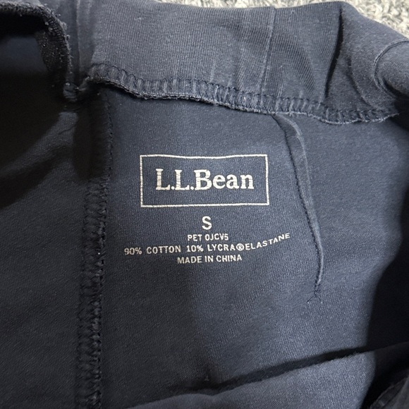 L.L. Bean Dark Blue Leggings - Picture 2 of 3
